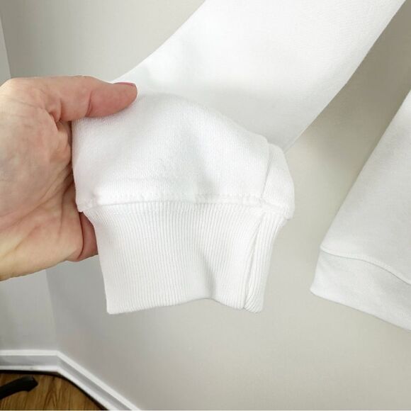 Blind Rooster White w/Koi Pond Graphic Crewneck Pullover Sweatshirt Sz S - Picture 4 of 14